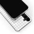 White Grid Galaxy S24 Plus Clear Case